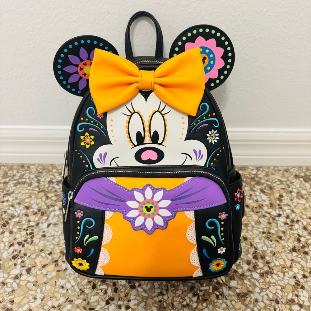 Minnie Mouse Sugar Skulls Loungefly Backpack